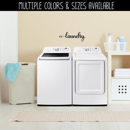 Laundry with HeartsVinyl Decal/Sticker