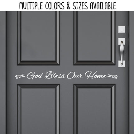 God Bless Our Home Vinyl Decal/Sticker