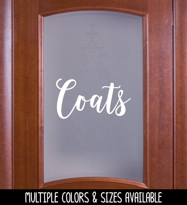 Coats Vinyl Decal/Sticker
