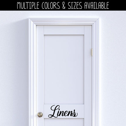 Linens Vinyl Decal/Sticker