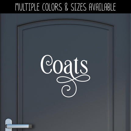 Coats Vinyl Decal/Sticker