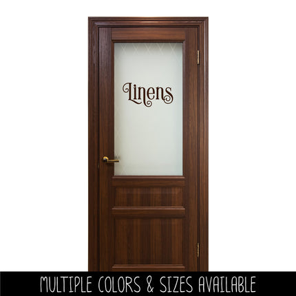 Ornamental Linens Vinyl Decal/Sticker