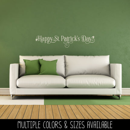 Happy St. Patrick's Day Vinyl Decal/Sticker