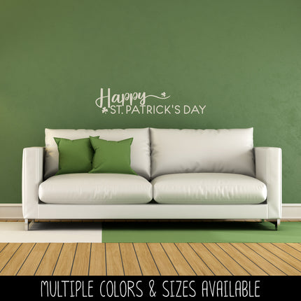 Happy St. Patrick's Day Vinyl Decal/Sticker