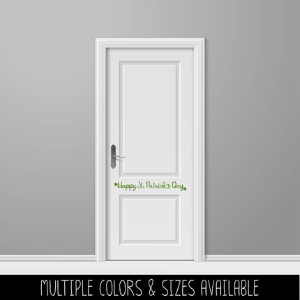 Happy St. Patrick's Day Vinyl Decal/Sticker