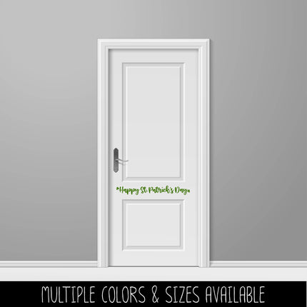 Happy St. Patrick's Day Vinyl Decal/Sticker