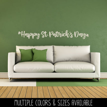 Happy St. Patrick's Day Vinyl Decal/Sticker