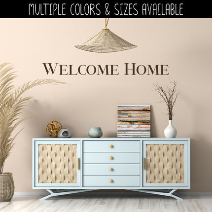 Welcome Home Vinyl Decal/Sticker