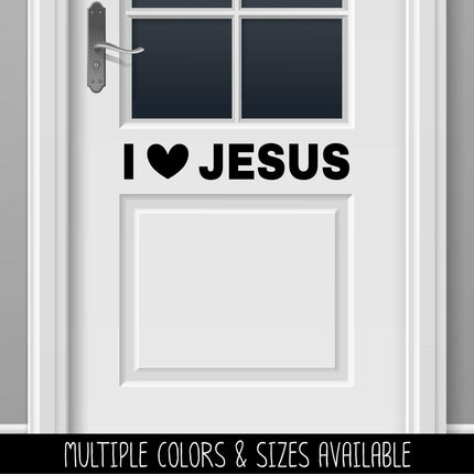 I Love Jesus Vinyl Decal/Sticker