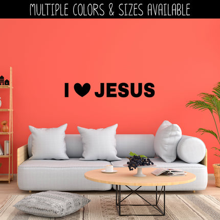 I Love Jesus Vinyl Decal/Sticker