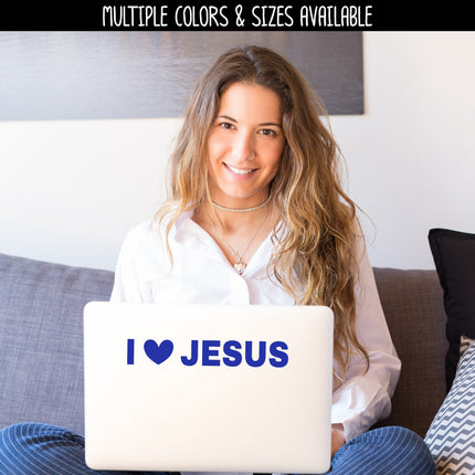 I Love Jesus Vinyl Decal/Sticker