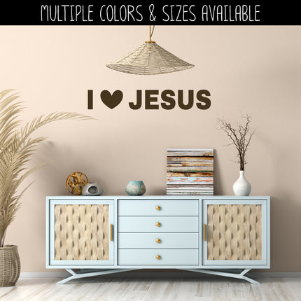 I Love Jesus Vinyl Decal/Sticker