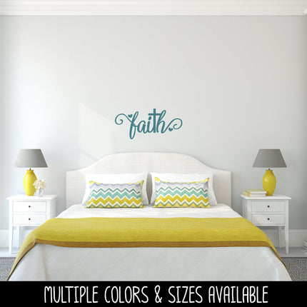 Faith with Cross Vinyl Decal/Sticker