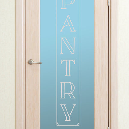 Vertical Pantry Vinyl Decal/Sticker