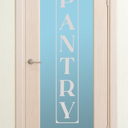 Vertical Pantry Vinyl Decal/Sticker