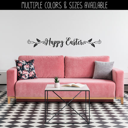 Happy Easter Lily Vinyl Decal/Sticker
