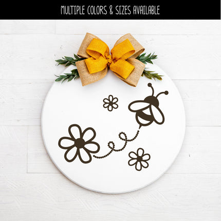 Bee & Daisies Vinyl Decal/Sticker