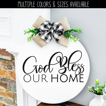God Bless Our Home Vinyl Decal/Sticker
