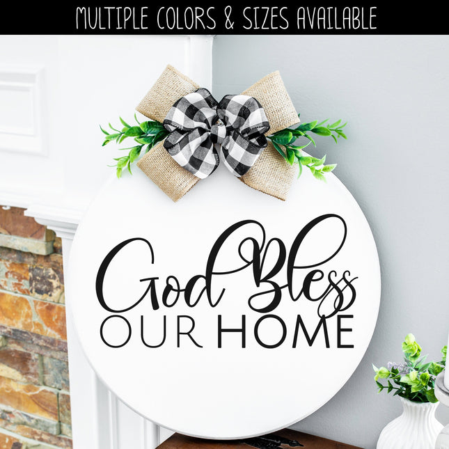 God Bless Our Home Vinyl Decal/Sticker