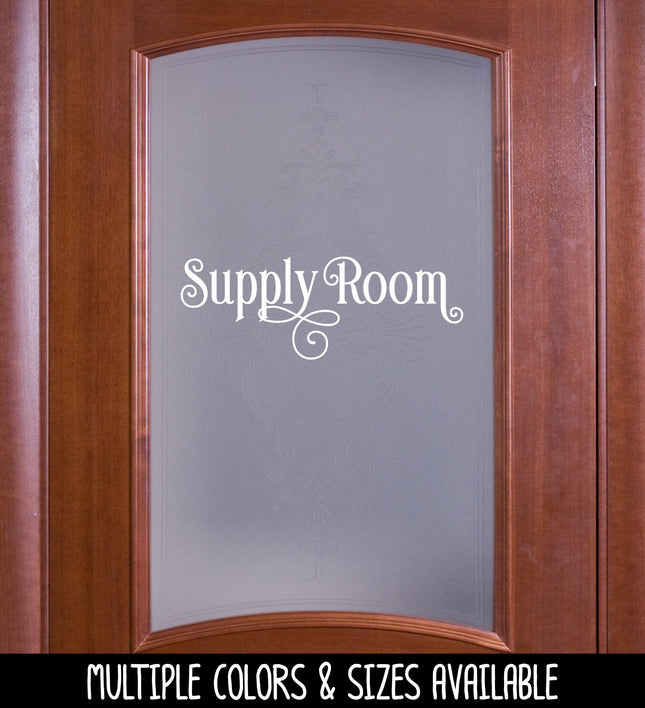 Ornamental Supply Room Vinyl Decal/Sticker