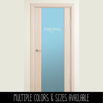 Ornamental Supply Room Vinyl Decal/Sticker