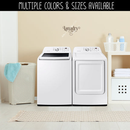 Ornamental Laundry Decal/Sticker