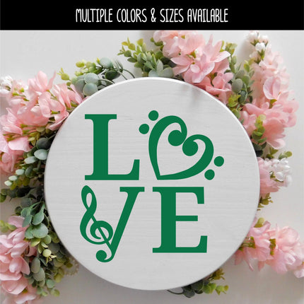 Music Love Vinyl Decal/Sticker