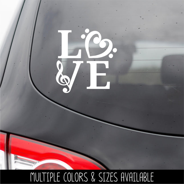 Music Love Vinyl Decal/Sticker