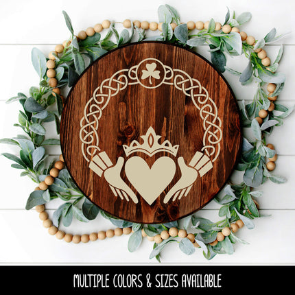Claddagh Ring Friendship Loyalty Love Vinyl Decal/Sticker