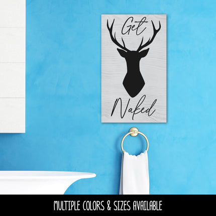 Get Buck Naked Vinyl Decal/Sticker