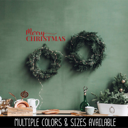 Merry Christmas Vinyl Decal/Sticker