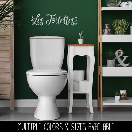 Les Toilettes Vinyl Decal/Sticker