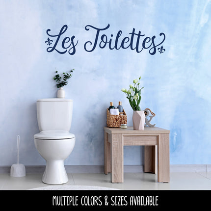 Les Toilettes Vinyl Decal/Sticker
