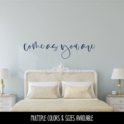 Come As You Are Vinyl Decal/Sticker