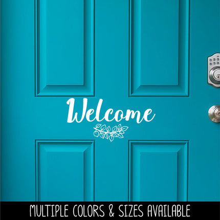 Welcome with Branch Vinyl Decal/Sticker