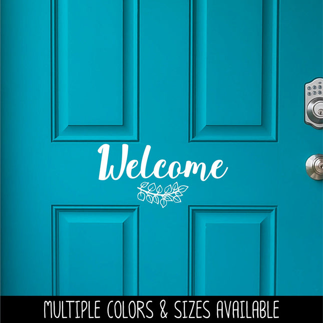 Welcome with Branch Vinyl Decal/Sticker