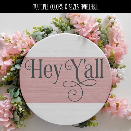 Ornamental Hey Y'all Vinyl Decal/Sticker
