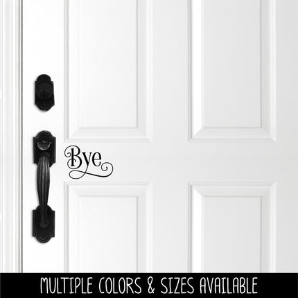 Ornamental Bye Vinyl Decal/Sticker