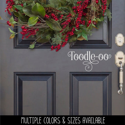 Ornamental Toodle-oo Vinyl Decal/Sticker