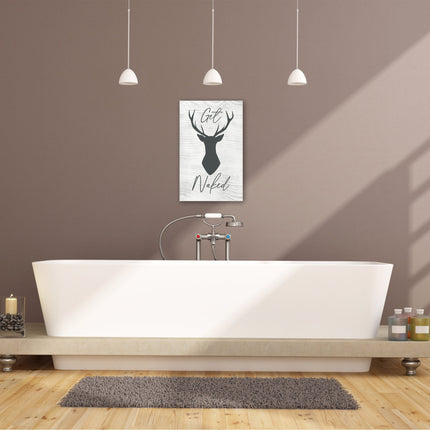 Get Buck Naked Vinyl Decal/Sticker
