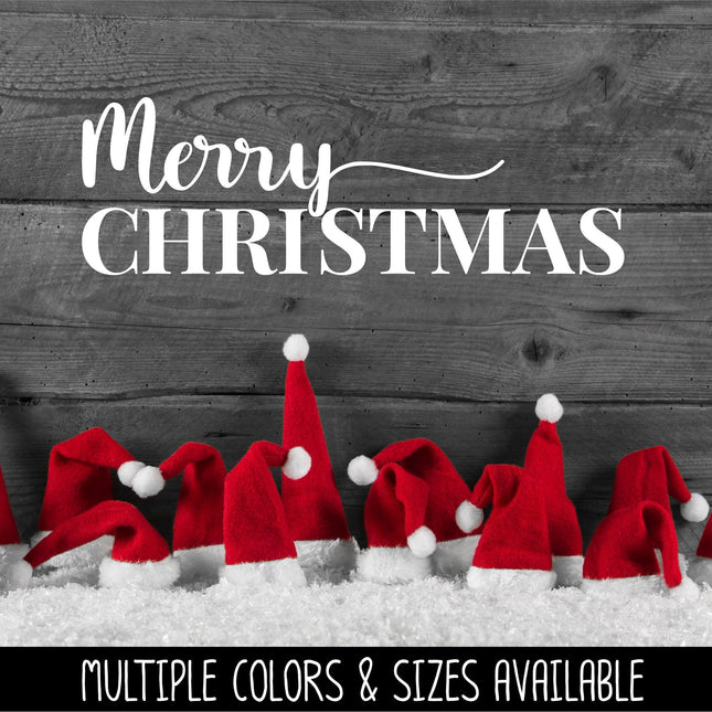 Merry Christmas Vinyl Decal/Sticker