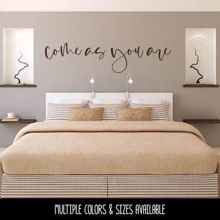 Come As You Are Vinyl Decal/Sticker