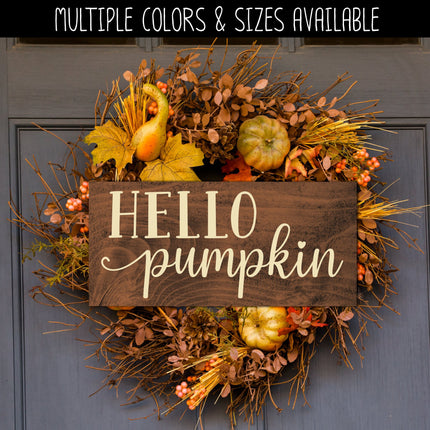 Hello Pumpkin Vinyl Decal/Sticker