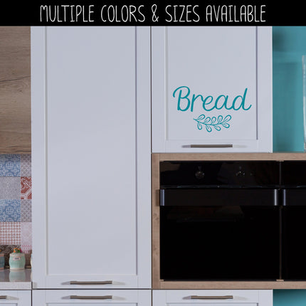 Bread with Leaves Vinyl Decal/Sticker
