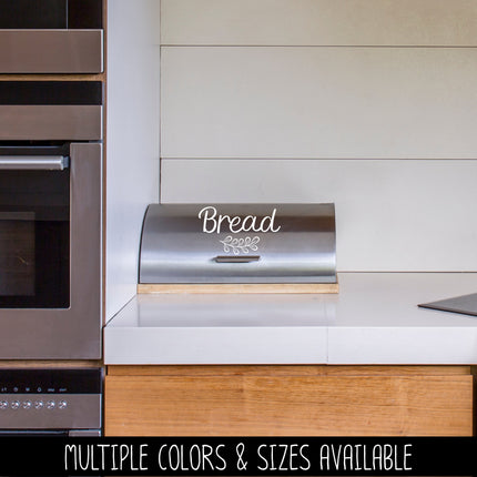 Bread with Leaves Vinyl Decal/Sticker