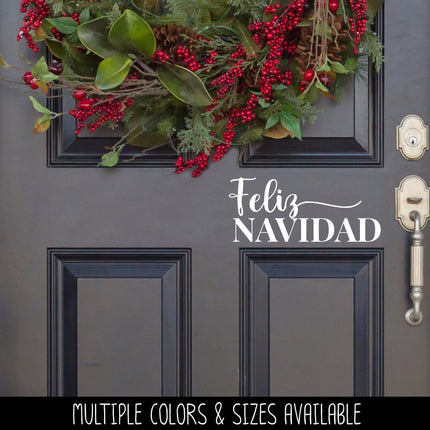 Feliz Navidad Vinyl Decal/Sticker
