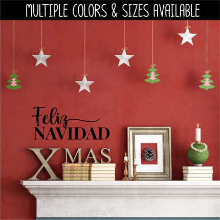 Feliz Navidad Vinyl Decal/Sticker