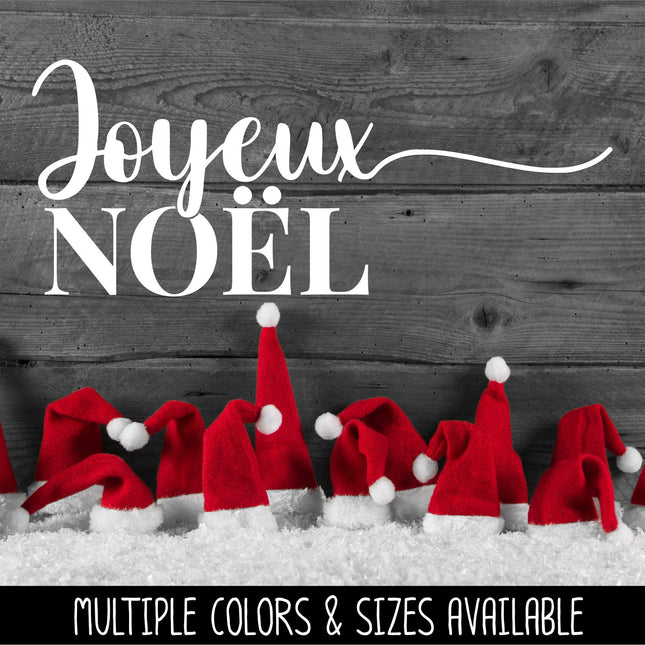 Joyeux Noel Vinyl Decal/Sticker