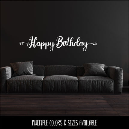 Happy Birthday Vinyl Decal/Sticker