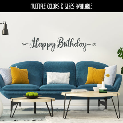 Happy Birthday Vinyl Decal/Sticker
